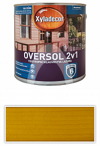 XYLADECOR Oversol 2v1 - tixotropní silnovrstvá lazura na dřevo 2.5 l Přírodní dřevo