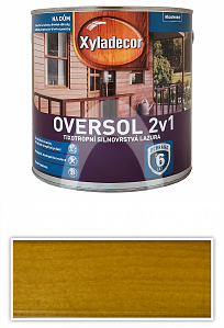 XYLADECOR Oversol 2v1 - tixotropní silnovrstvá lazura na dřevo 2.5 l Vlašský ořech
