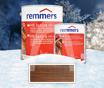 REMMERS sada - HK lazura - ochranná lazura na dřevo pro exteriér 5 l Palisandr + 0.75 l ZDARMA