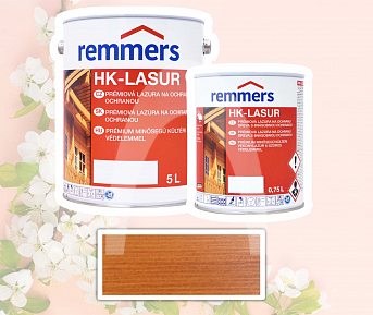 REMMERS sada - HK lazura - ochranná lazura na dřevo pro exteriér 5 l Pinie + 0.75 l ZDARMA