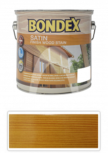 BONDEX Satin - silnovrstvá lazura pro ošetření dřeva v exteriéru 2.5 l Světlá borovice 901