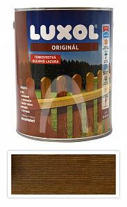LUXOL Originál - dekorativní tenkovrstvá lazura na dřevo 3 l Ořech (20 % zdarma)