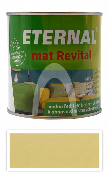 ETERNAL mat Revital - univerzální vodou ředitelná akrylátová barva 0.35 l Žluť dubová 205