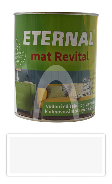 ETERNAL mat Revital - univerzální vodou ředitelná akrylátová barva 0.7 l Bílá RAL 9003
