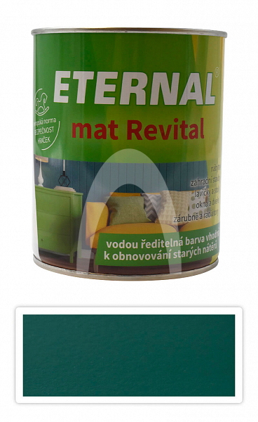 ETERNAL mat Revital - univerzální vodou ředitelná akrylátová barva 0.7 l Sv.zelená 222