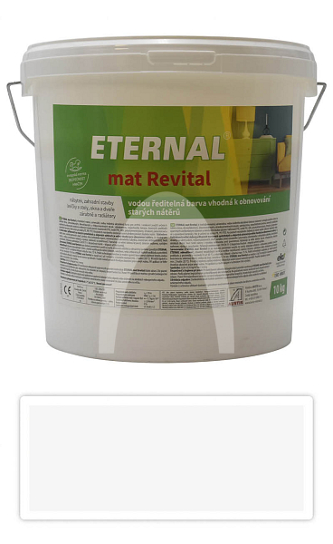 ETERNAL mat Revital - univerzální vodou ředitelná akrylátová barva 10 l Bílá RAL 9003