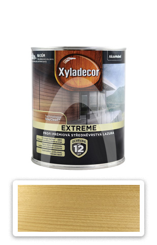 XYLADECOR Extreme - prémiová olejová lazura na dřevo 0.75 l Bezbarvý