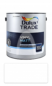 DULUX Trade Vinyl Matt PBW - prémiová malířská barva do interiéru 2.5 l Bílá