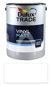 DULUX Trade Vinyl Matt PBW - prémiová malířská barva do interiéru 5 l Bílá