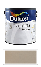 DULUX Colours of the World - matná krycí malířská barva do interiéru 2.5 l Pouštní stezka
