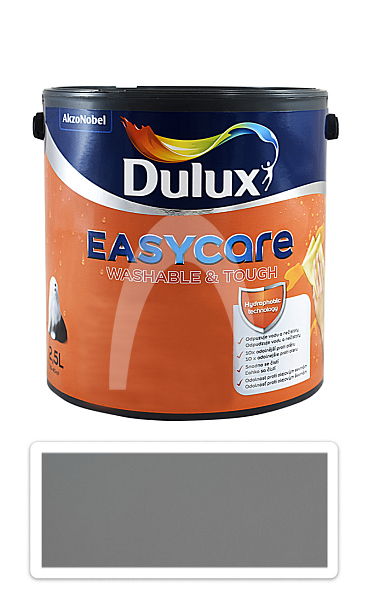 DULUX EasyCare - omyvatelná malířská barva do interiéru 2.5 l Grafit