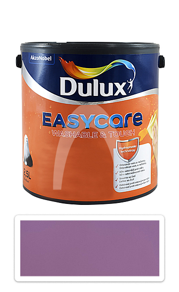 DULUX EasyCare - omyvatelná malířská barva do interiéru 2.5 l Záhon fialek