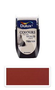 DULUX Colours of the World - matná krycí malířská barva 0.03 l Červené víno vzorek