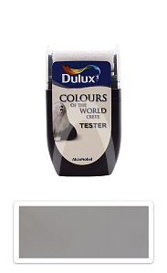 DULUX Colours of the World - matná krycí malířská barva 0.03 l Stříbrný led vzorek