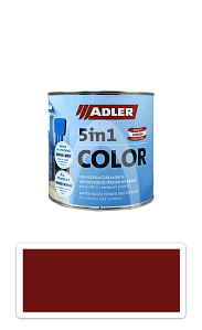 ADLER 5in1 Color - univerzální vodou ředitelná barva 0.75 l Purpurrot / Purpurově červená RAL 3004