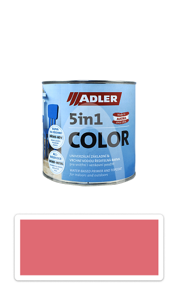 ADLER 5in1 Color - univerzální vodou ředitelná barva 0.75 l Altrosa / Starorůžová RAL 3014