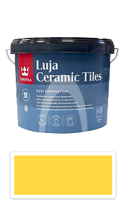 TIKKURILA Luja Ceramic Tiles - barva na keramické obklady 2.7 l Zinkgelb / Zinkově žlutá RAL 1018