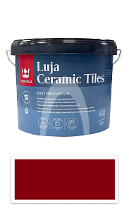 TIKKURILA Luja Ceramic Tiles - barva na keramické obklady 2.7 l Purpurrot/Purpurově červená RAL 3004