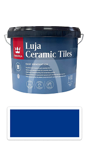 TIKKURILA Luja Ceramic Tiles - barva na keramické obklady 2.7 l Signalblau / Signální modrá RAL 5005