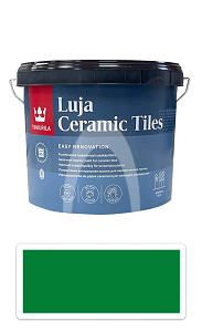 TIKKURILA Luja Ceramic Tiles - barva na keramické obklady 2.7 l Türkisgrün/Tyrkysová zelená RAL 6016