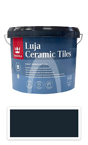 TIKKURILA Luja Ceramic Tiles - barva na keramické obklady 2.7 l Schwarzgrau / Černošedá RAL 7021