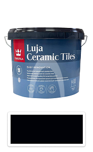 TIKKURILA Luja Ceramic Tiles - barva na keramické obklady 2.7 l Tiefschwarz / Černá RAL 9005