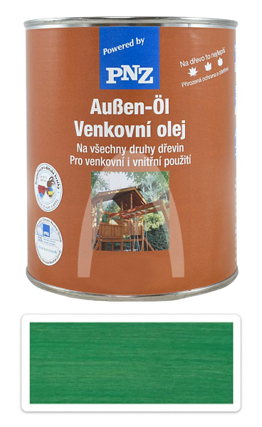 PNZ Venkovní olej 0.75 l Mátově zelený