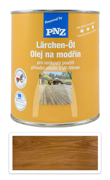 PNZ Speciální olej na dřevo do exteriéru 0.75 l Modřín