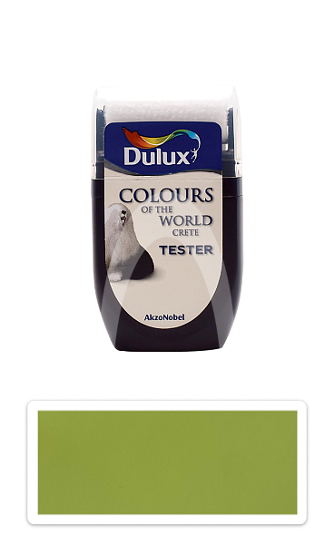 DULUX Colours of the World - matná krycí malířská barva 0.03 l Zelený ostrov vzorek