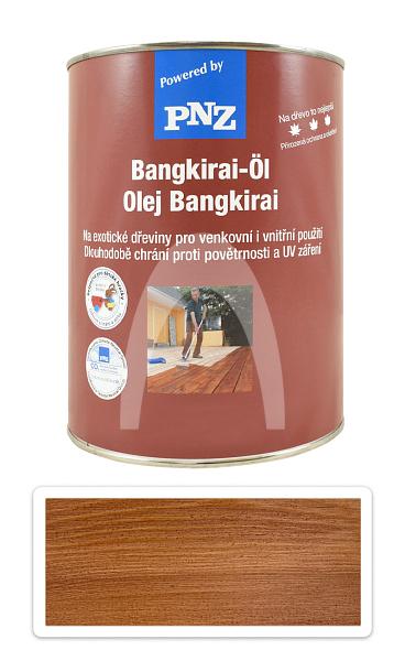 PNZ Speciální olej na dřevo do exteriéru 2.5 l Bangkirai tmavý