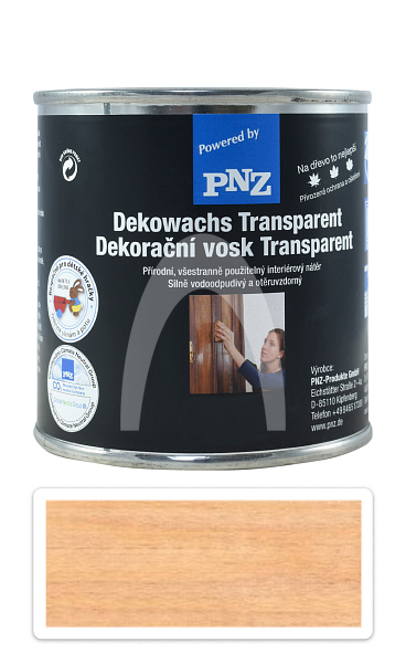 PNZ Dekorační vosk Transparent 0.25 l Buk