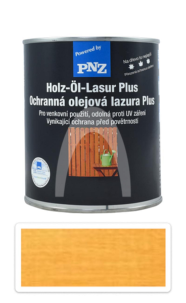 PNZ Ochranná olejová lazura Plus 0.75 l Pinie
