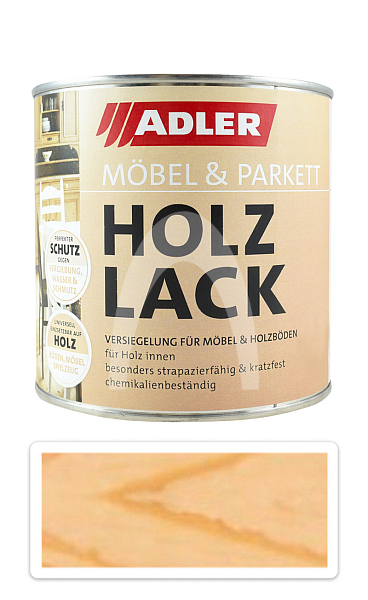 ADLER Holzlack - vodou ředitelný lak 0.75 l Polomatný