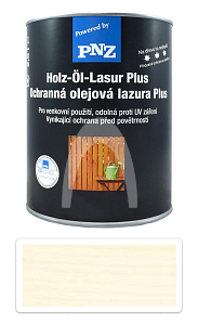 PNZ Ochranná olejová lazura Plus 2.5 l Bílý