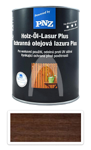 PNZ Ochranná olejová lazura Plus 2.5 l Eben