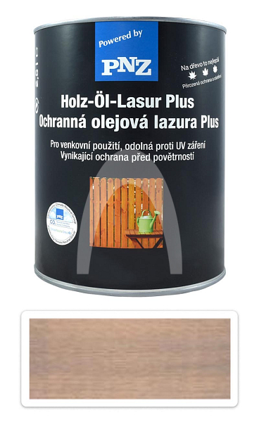 PNZ Ochranná olejová lazura Plus 2.5 l Bazaltově šedá