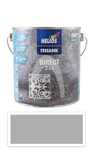 TESSAROL Direct 3in1 - antikorozní barva na kov 2.5 l Světle šedá RAL 9006