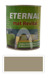 ETERNAL mat Revital - univerzální vodou ředitelná akrylátová barva 0.7 l Šedobéžová RAL 1019