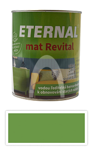 ETERNAL mat Revital - univerzální vodou ředitelná akrylátová barva 0.7 l Žlutozelená RAL 6018