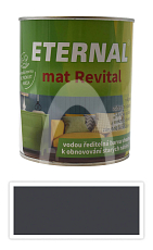 ETERNAL mat Revital - univerzální vodou ředitelná akrylátová barva 0.7 l Antracit RAL 7016