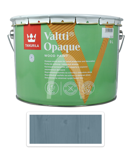 TIKKURILA Valtti Opaque - polomatná krycí barva na dřevo 9 l Q435