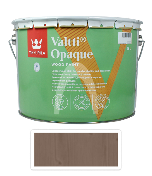 TIKKURILA Valtti Opaque - polomatná krycí barva na dřevo 9 l Q677