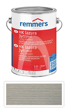 REMMERS HK lazura Grey Protect Plus - ochranná lazura na dřevo pro exteriér 2.5 l Stříbřitě šedá